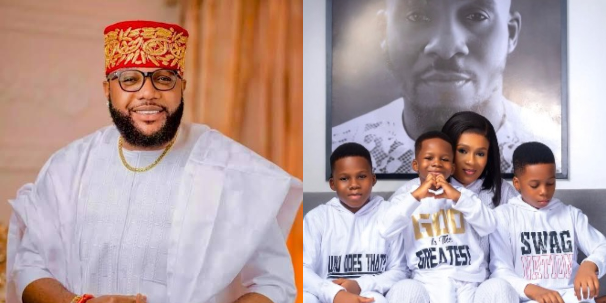 E-Money reaffirms promise to stand by Late Junior Pope’s wife and 3 sons E-Money reaffirms promise to stand by Late Junior Pope’s wife and 3 sons