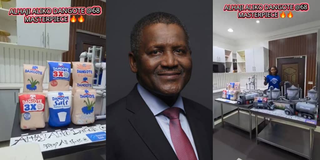 Baker displays refinery-themed cake for Dangote’s 68th birthday