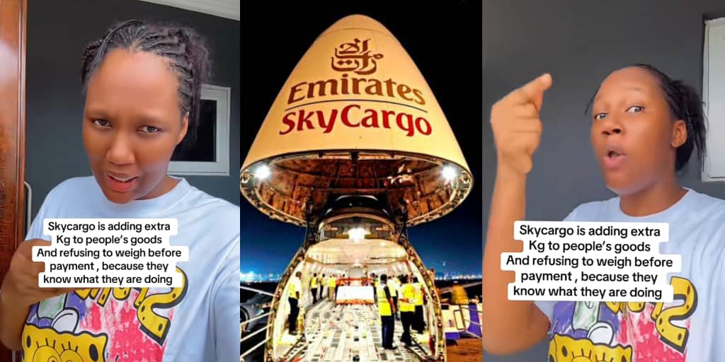 Woman calls out shipping company for fraudulently adding weight to product and charging ₦40k extra