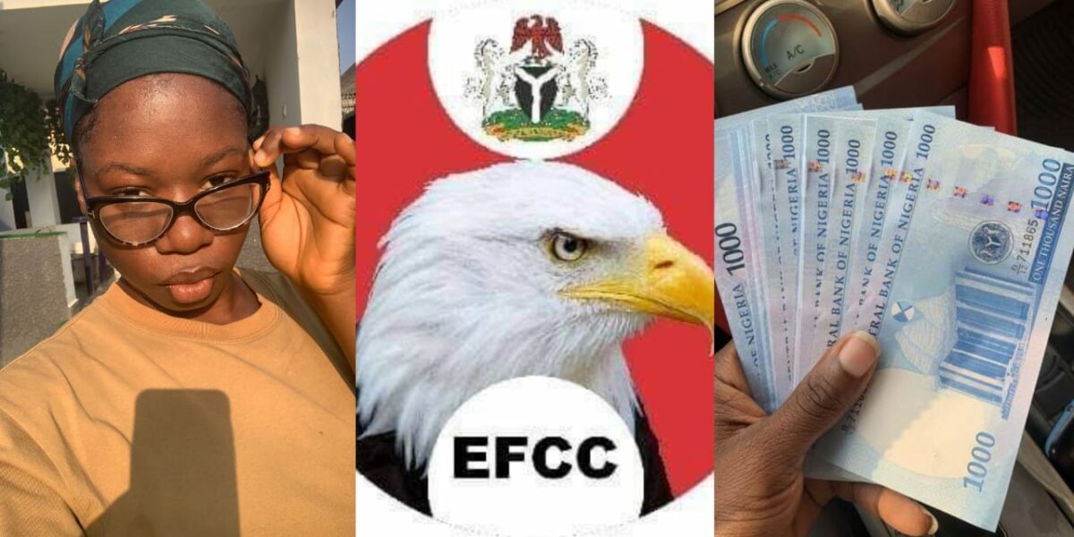 EFCC allegedly blocks lady after she reported ₦5k scam