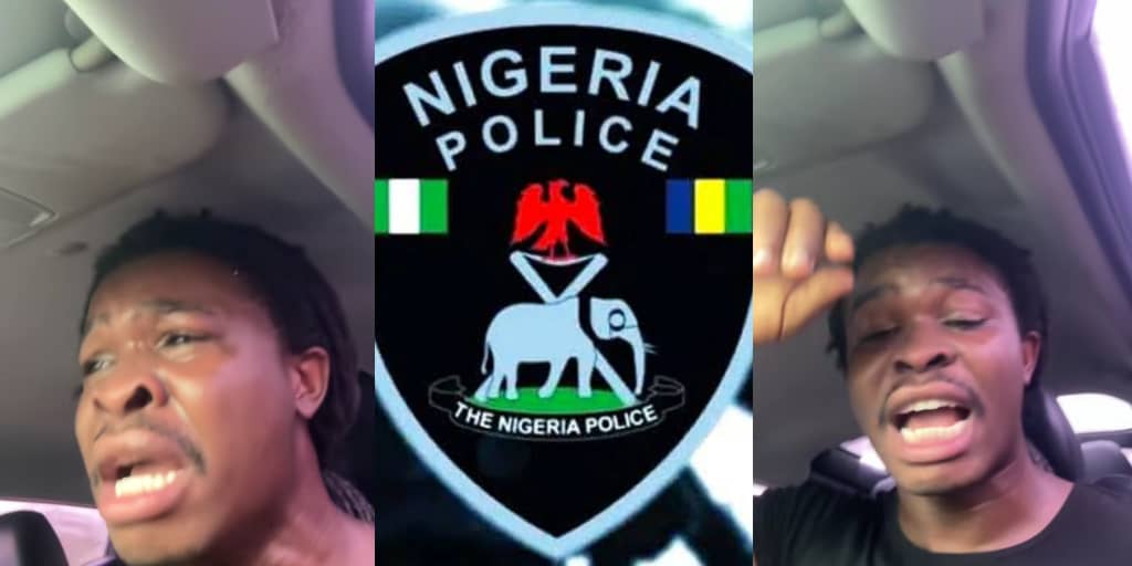 Man breaks down as police threaten to slap and shoot him despite valid car papers