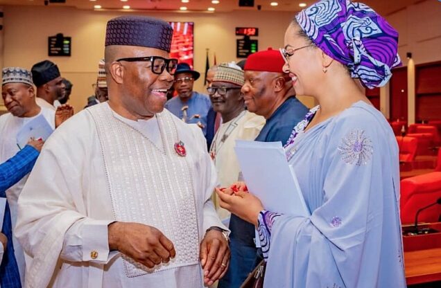 Akpabio petitions police to prosecute Natasha over assassination allegations