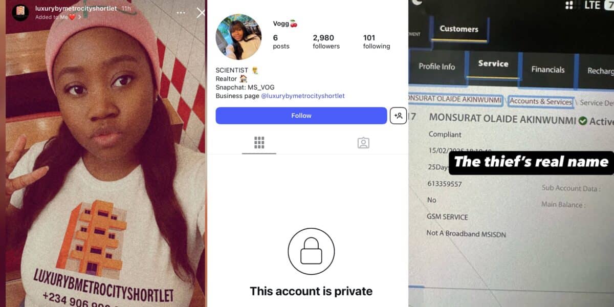 Businesswoman scams man of ₦400k in short-let deal, blocks him, and switches off phone