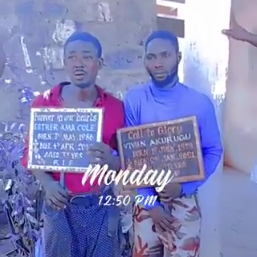 Two young men apprehended for stealing boards from graves to sell as scrap metal