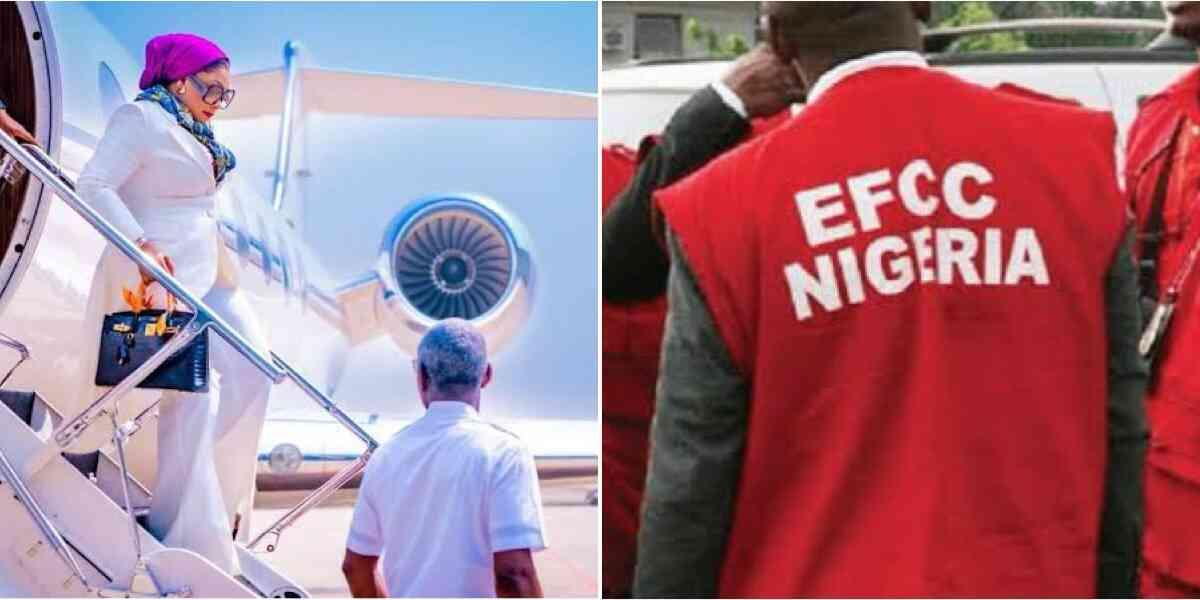 JUST IN: Aisha Achimugu arrested by EFCC at Abuja Airport upon her return from London