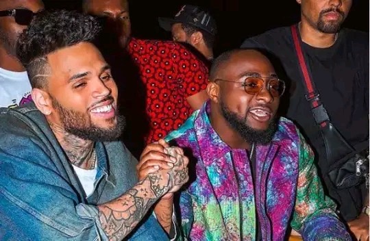 Chris Brown and Davido