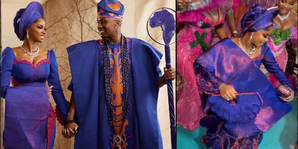 Priscilla Ojo kicks off traditional wedding with joyful entrance