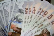 Naira appreciates to N1,598.72/$