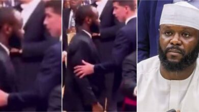 Moment Vatican security blocks Seyi Tinubu from meeting Pope Leo during inauguration visit in Rome