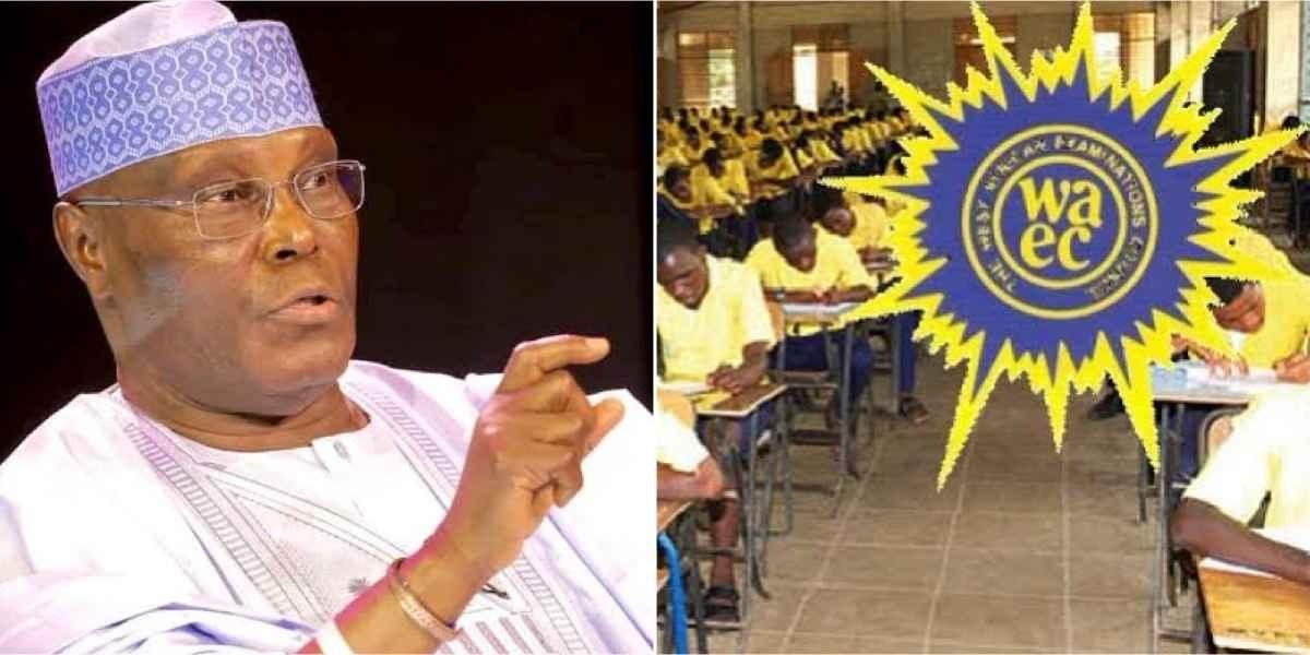 “Writing WAEC exams in darkness a national disgrace” - Atiku