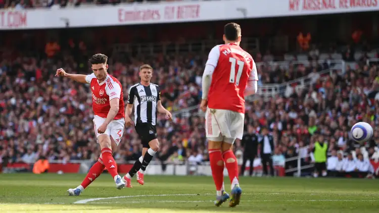 Arsenal 1-0 Newcastle United: Declan Rice screamer fires Gunners into Champions League