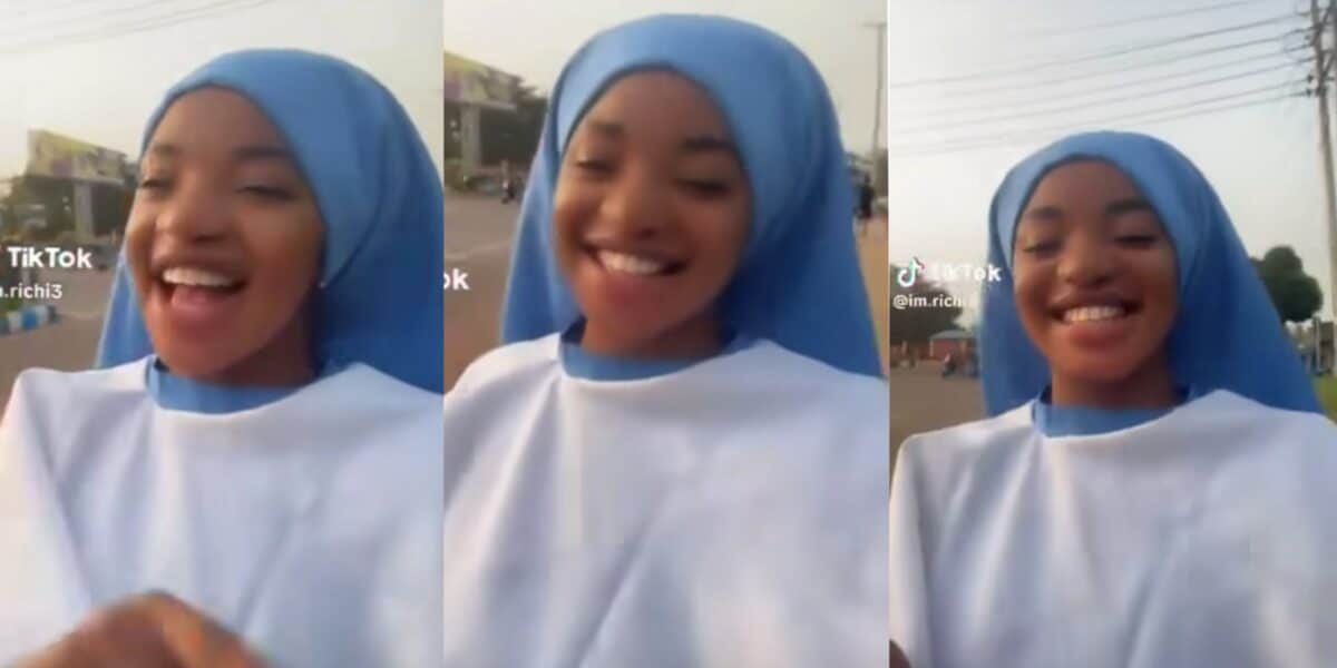 “I’m married to Jesus!” - 'Reverend sister' slams Asaba boys in viral video