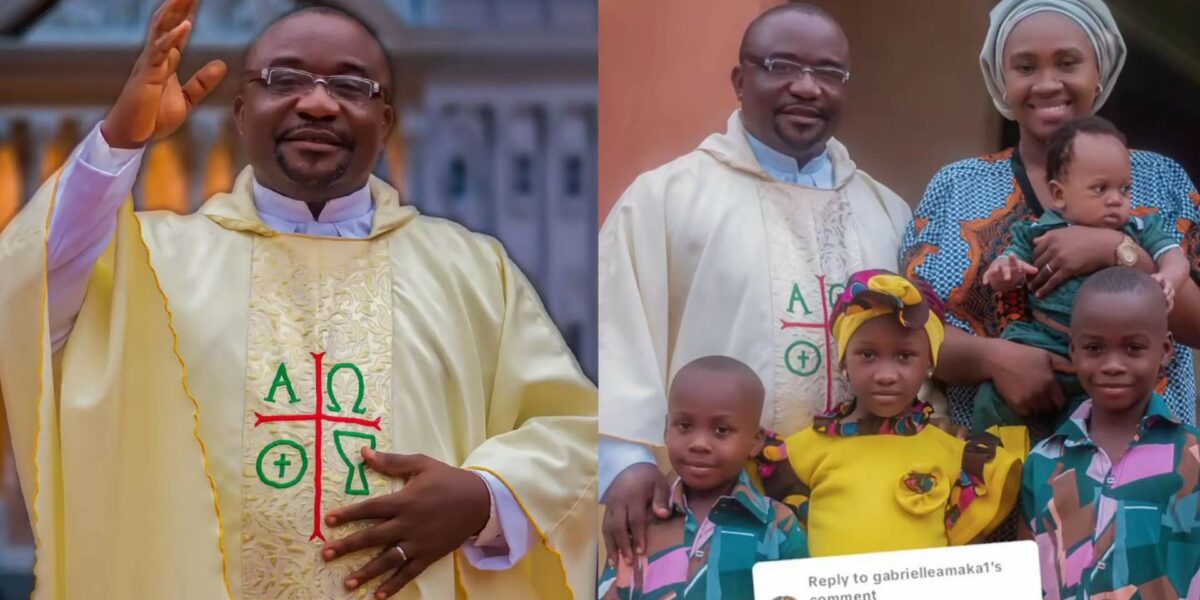 A married priest with wife and children opens up after facing public criticism.