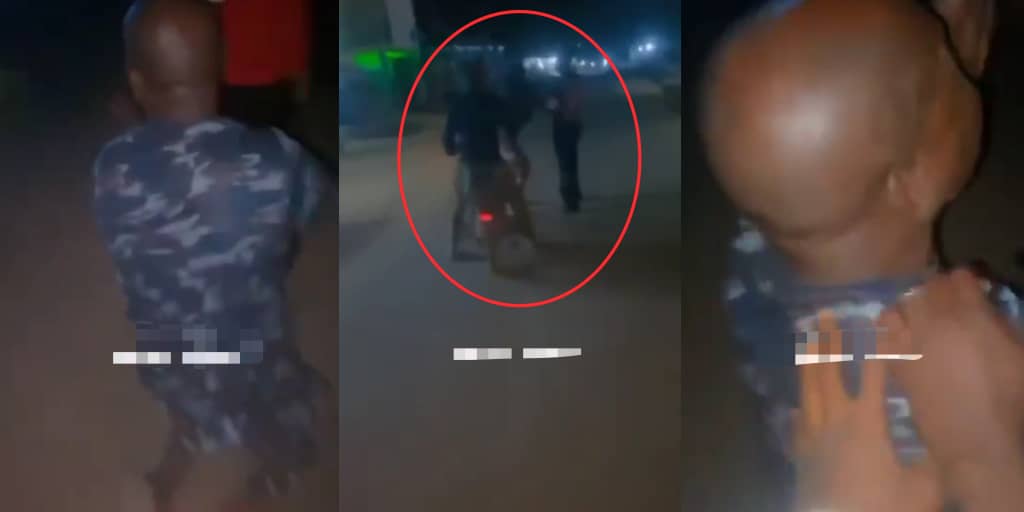 Police assault soldier in Udo, Benin for refusing to give them money