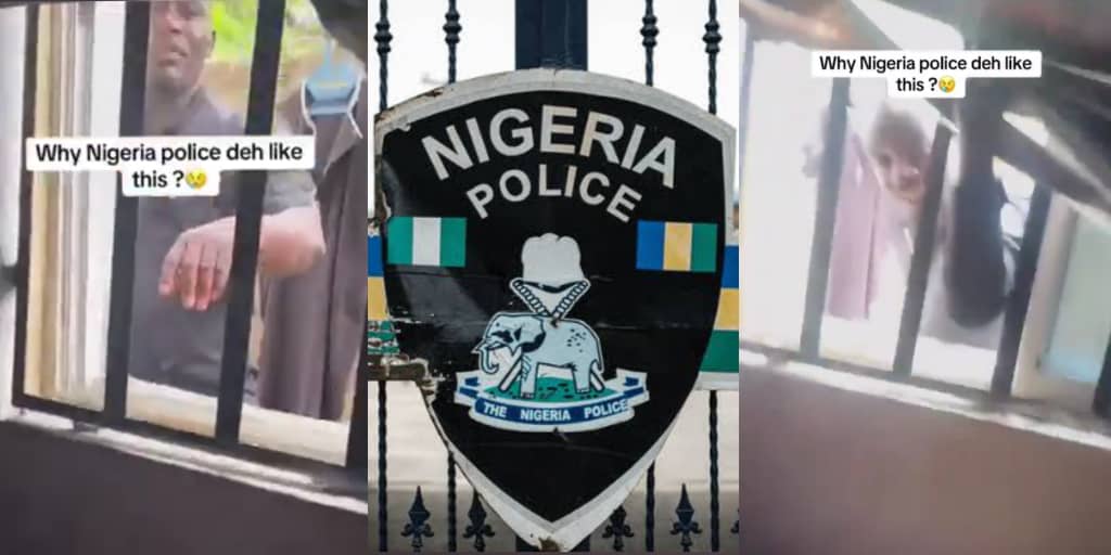 Man cries out as police visit without warrant, officer hides name and badge