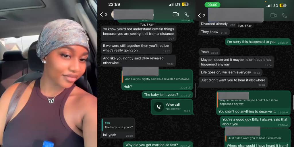 Lady dumps boyfriend for secretly marrying pregnant side chick, DNA proves he isn’t the father