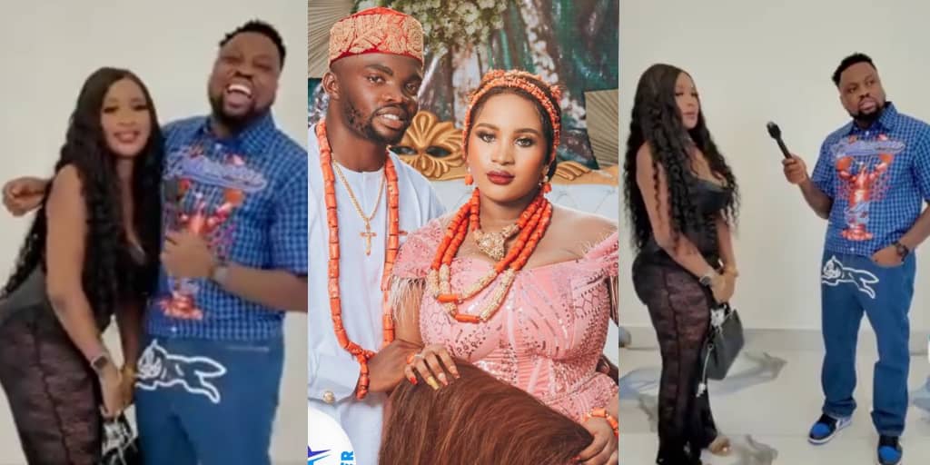 Man speaks out after wife declares herself single in interview with Egungun