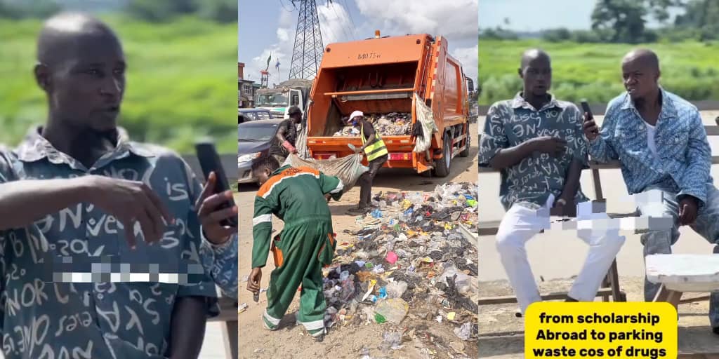 Man with fully funded Norway scholarship deported, ends up packing waste for ₦4k daily