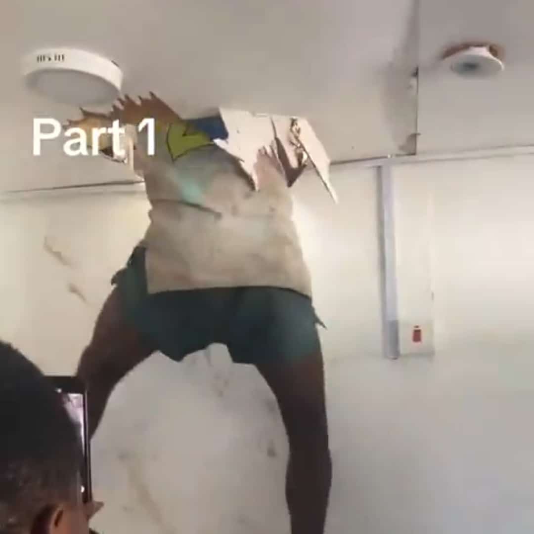 Suspected shop thief brought back to crime scene to show how he carried out theft