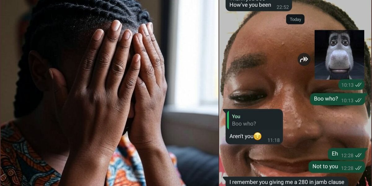 “He scored 325” — Lady regrets 'dating deal' with younger JAMBite