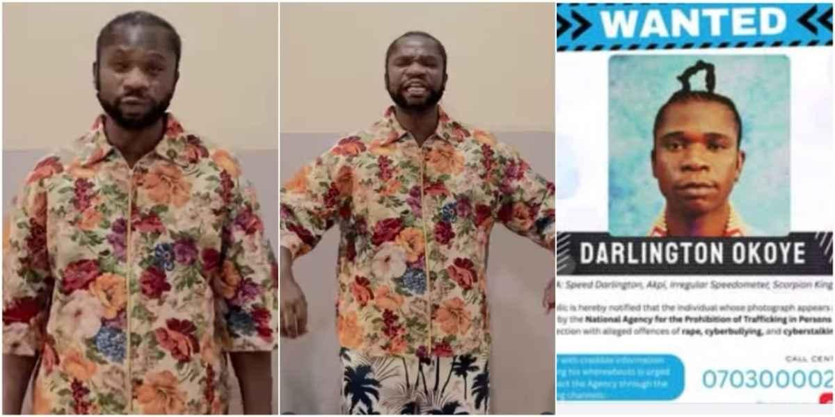 “I’m bigger than your agency” – Speed Darlington dares NAPTIP arrest warrant, demands N2.5m to show up