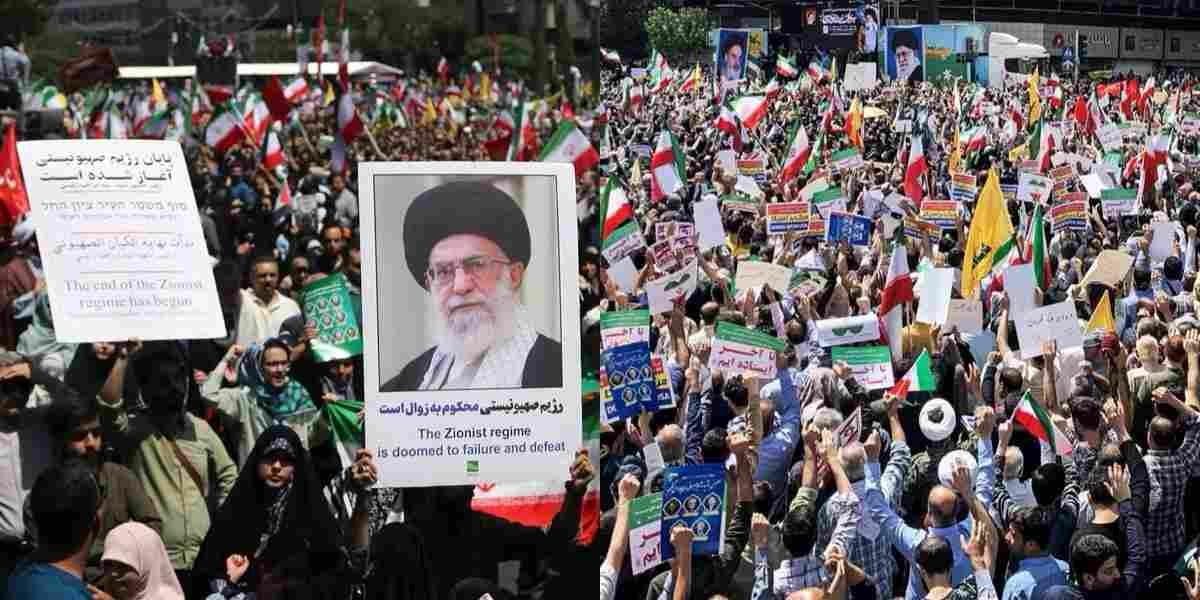 Mass protest rocks Tehran over Israel strike, citizens demand retaliation