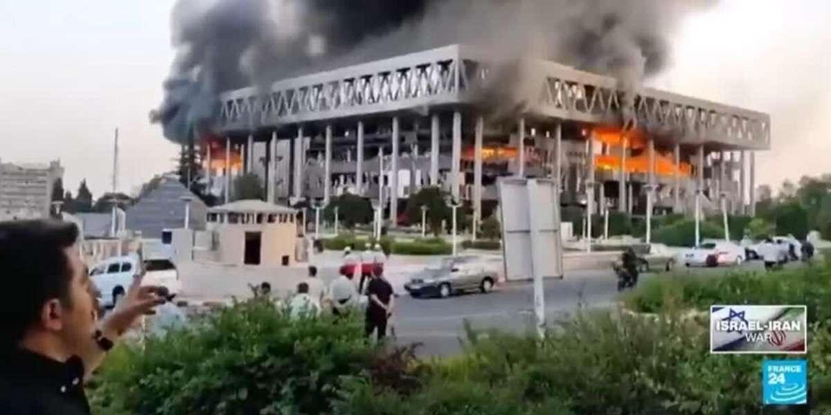 Shocks as Israel strikes Iran’s state TV during live broadcast