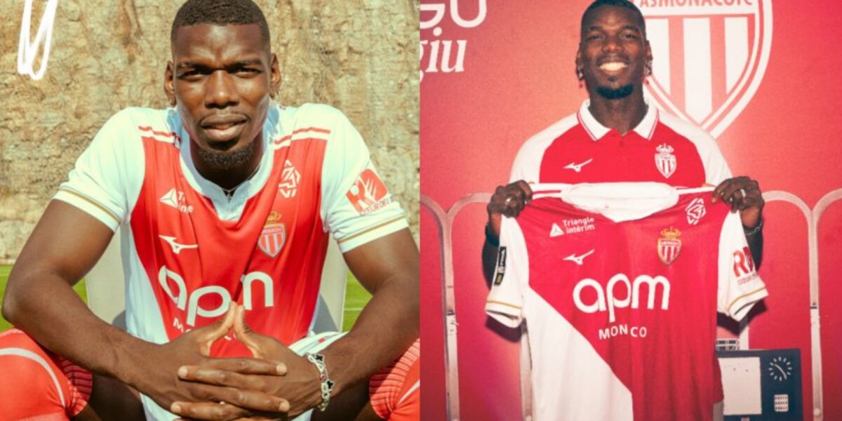 Pogba to wear No.8 shirt as AS Monaco announce star's arrival