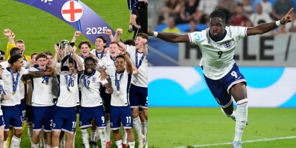 Euro Under-21: England beat Germany 3-2 to win back-to-back title
