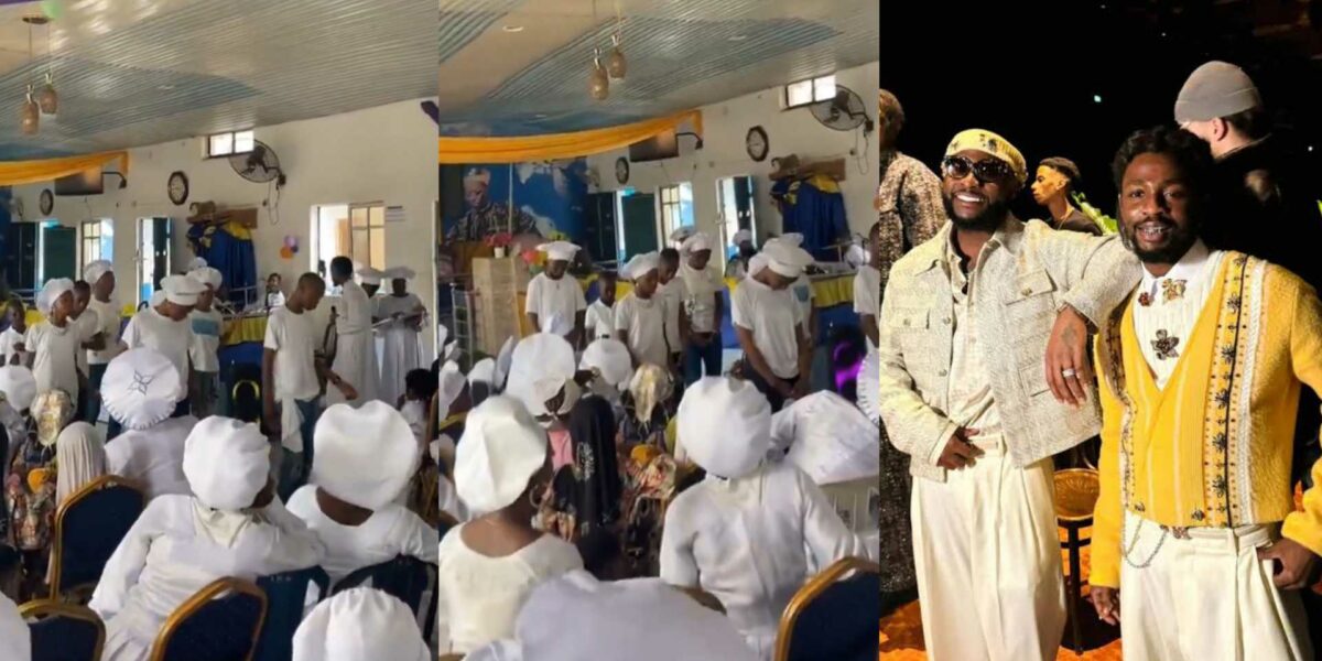 Mixed reactions as Davido and Omah Lay's 'With You' is performed in church
