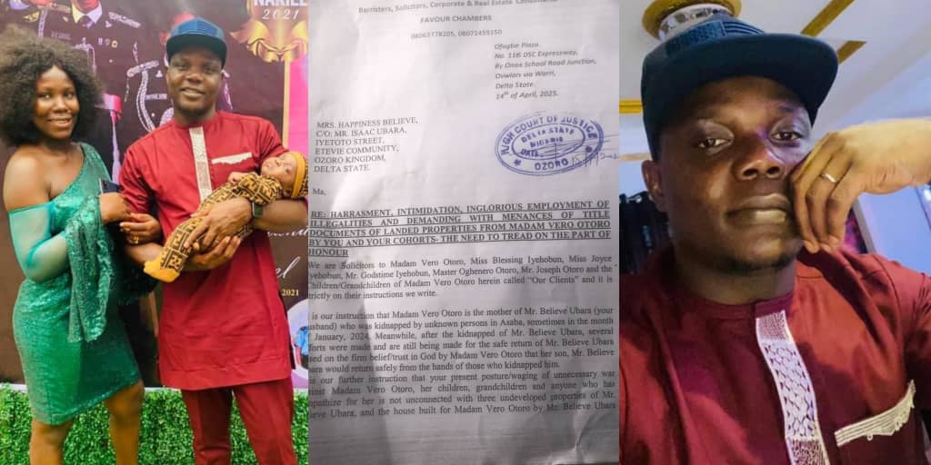 Woman searching for missing husband cries out as mother-in-law takes over house