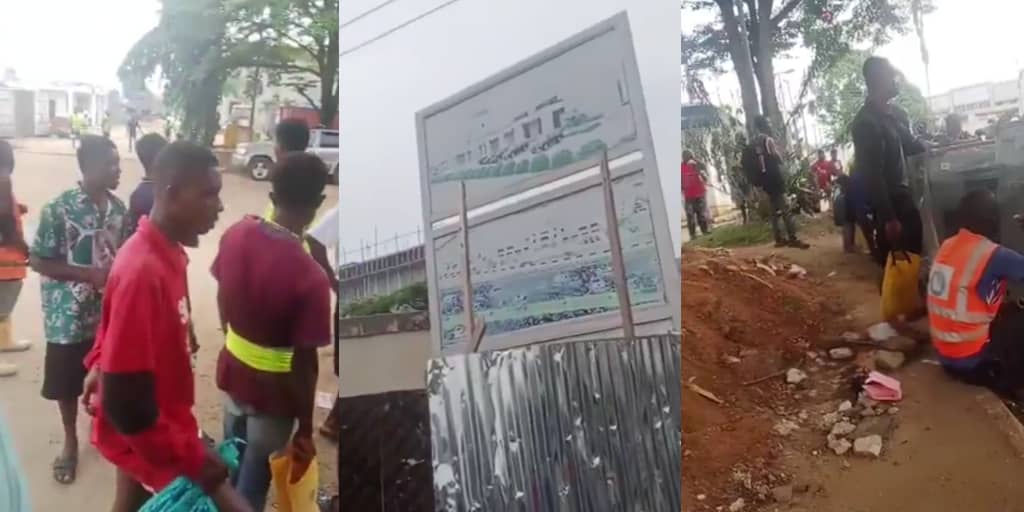 Workers halt construction at Rivers state house of assembly, protest ₦4,000 daily pay
