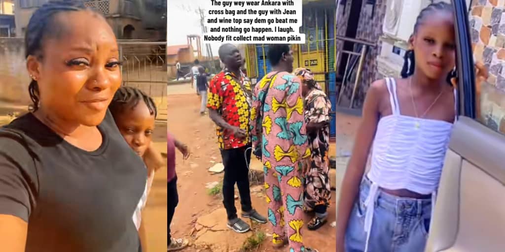 Mother cries out as husband returns after 10 years to claim child he abandoned