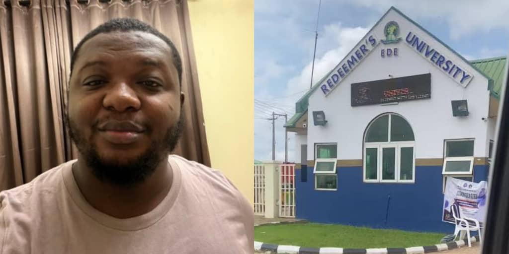 Man reacts after Redeemer’s University VC calls his parents over hungry sister