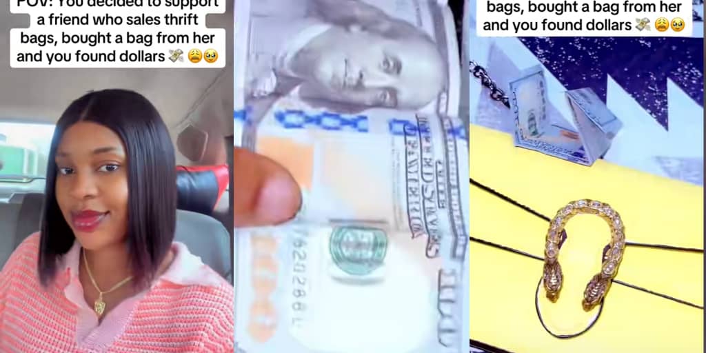 Lady discovers 0 in thrift bag after purchase