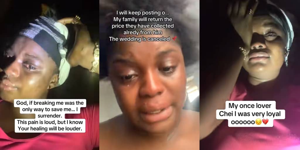 Lady ends 7-year relationship, cancels wedding after discovering fiancé has secret lover