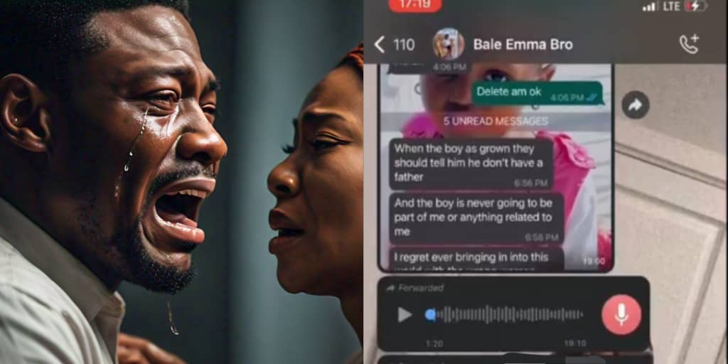 Father disowns 5-month-old son