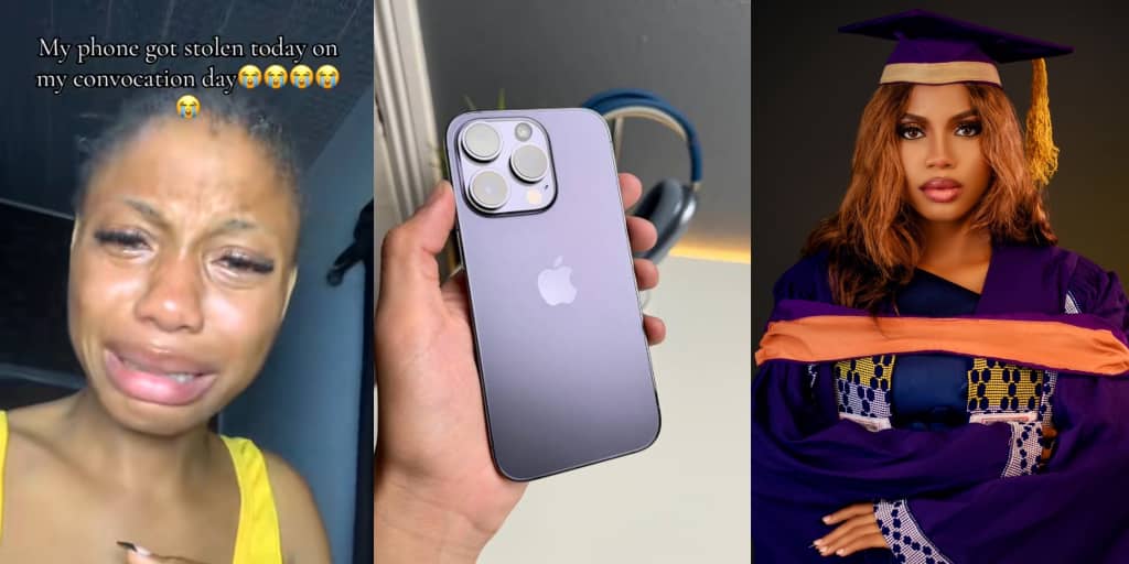 MAPOLY graduate in tears after her iPhone 14 gets stolen during convocation ceremony