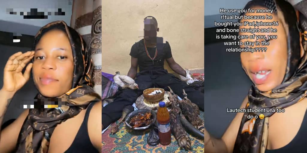 Lady alleges LAUTECH student used girlfriend for ritual while spoiling her with expensive items