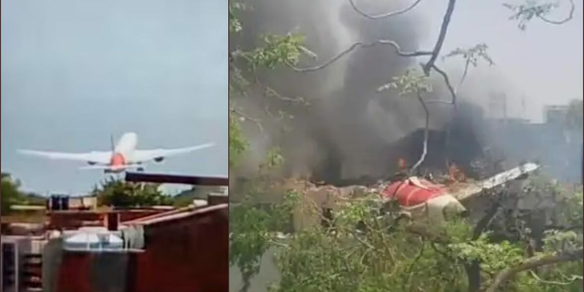 London-bound Air India plane crashes with 242 on board