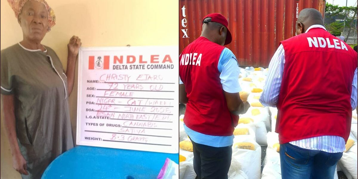 NDLEA arrests 72-year-old grandmother, others in major crackdown