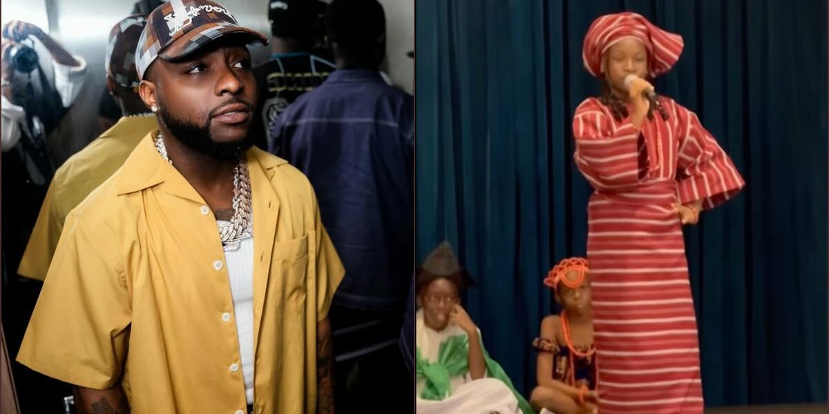 Davido earns praise for supporting daughter Imade at school cultural day