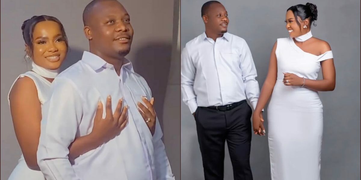 Lady joyfully marries man who stole her phone number from 'CV'