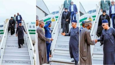 Buhari’s Body: Shettima, Gbajabiamila touch down in London on Tinubu’s orders