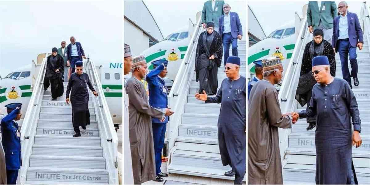 Buhari's Body: Shettima, Gbajabiamila touch down in London on Tinubu's orders