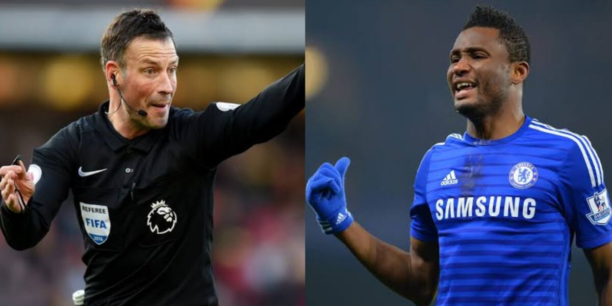 Mikel Obi tried to punch me in 2012 - Ex-EPL referee recalls