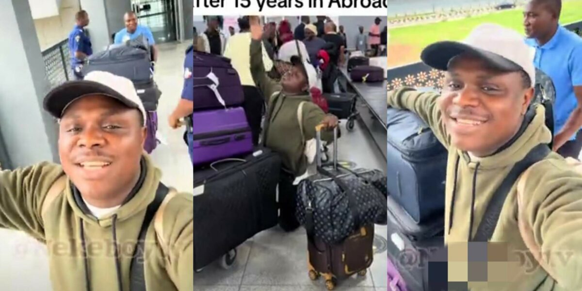 Man excited as he returns to Nigeria after 15 years abroad