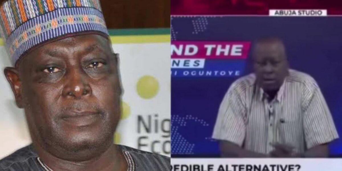 Moment ex-SGF Babachir Lawal tells TVC presenter to 'shut up' on live TV