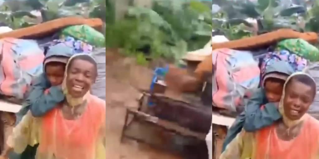 Woman cries out as husband’s siblings chase her out 10 days after his passing