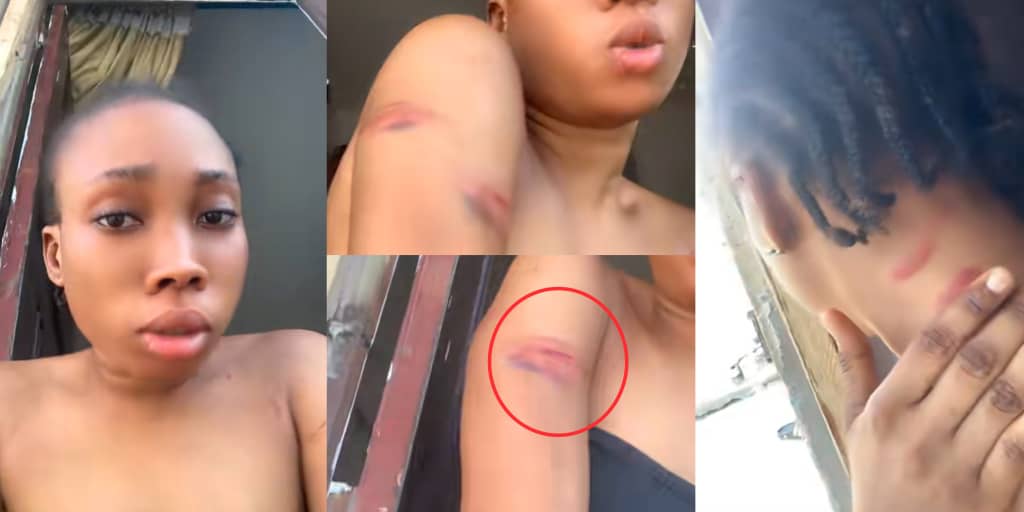 Man beats lady for not giving him audience to speak to her